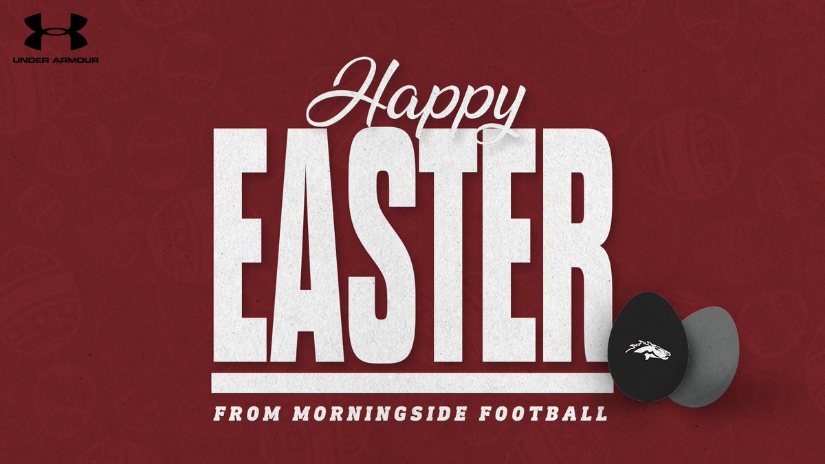 He is risen! Happy Easter from the Mustang Football family!