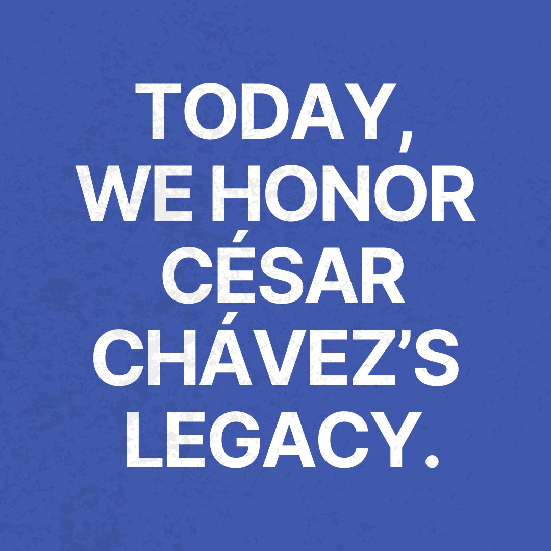 On César Chávez Day, STAND celebrates & recognizes civil rights, labor solidarity, & environmental justice. We honor Chavez's legacy by continuing our campaign to end oil drilling in LA so all Angelenos breathe clean air & experience the benefits of phasing out fossil fuels