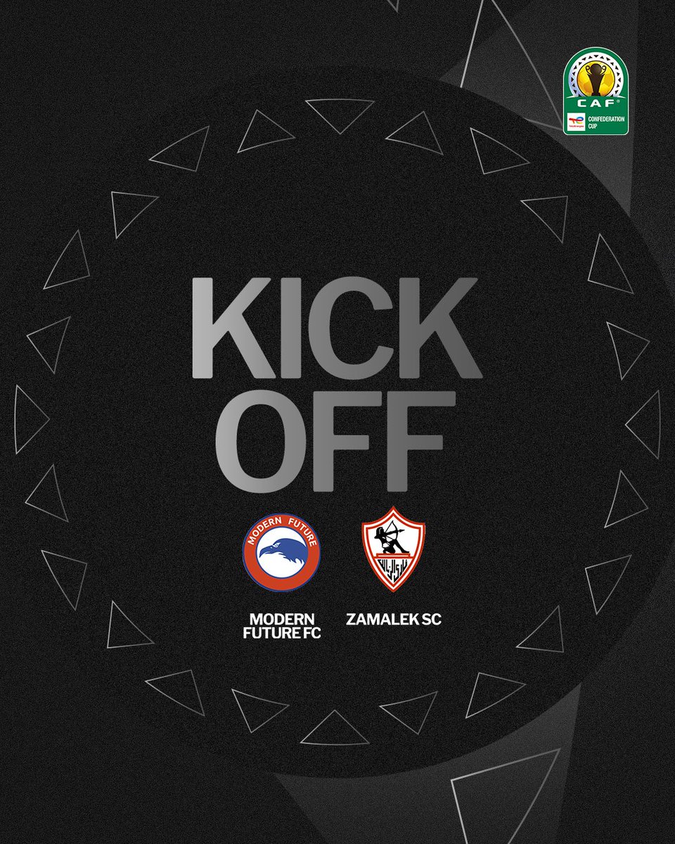 CAFCLCC's tweet photo. The Egyptian sides’ game kicks off now in Cairo. 🏁
#TotalEnergiesCAFCC | #MFCZSC https://t.co/8xKVGmgTX8