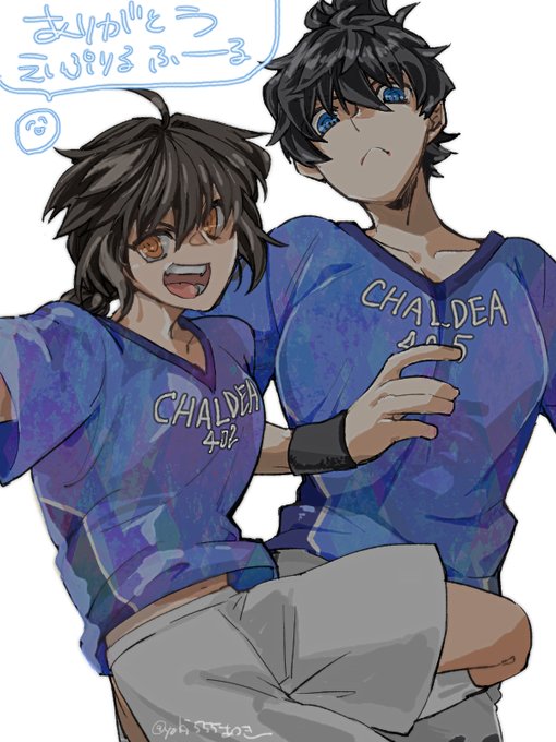 勢いで描いた剣伊ありがとうえいぷりるありがとうさむれむ 