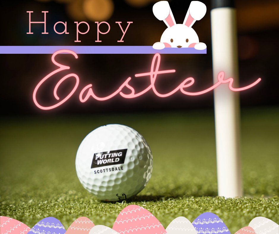 Bring the whole family to Putting World for some rain-free fun! Kids 12 and under putt for free all day today (3/31/24) with a paying adult.  

#PuttingWorld #Easter #RainyDayPlans #FamilyFun