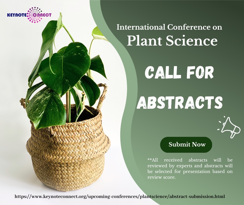keynoteconnect's tweet image. 📢 Share your research, innovations, and discoveries with experts from around the globe. Submit your abstract now! #PlantScienceConference

🔗 For more details and submission guidelines, visit: keynoteconnect.org/upcoming-confe…
Let's cultivate knowledge together! 🌍
#CallforAbstracts