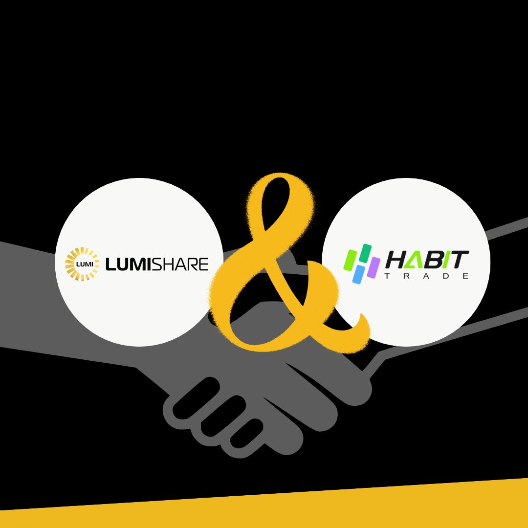 🤝 Exciting Partnership Alert: LumiShare x @HabitTrade 🌍 We're thrilled to join forces with HabitTrade, a visionary platform democratizing global trading and investing through crypto. HabitTrade empowers everyone with the right to freely trade financial assets worldwide. 🚀…