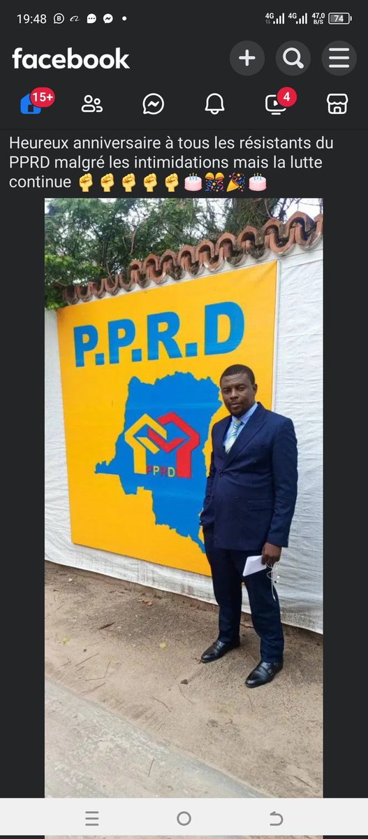 Christiannzemb2's tweet photo. Heureux anniversaire à tous les résistants du PPRD malgré les intimidations mais la lutte continue ✊✊✊✊🎊🎉🎂✊✊✊ https://t.co/bd4C2vS8S9