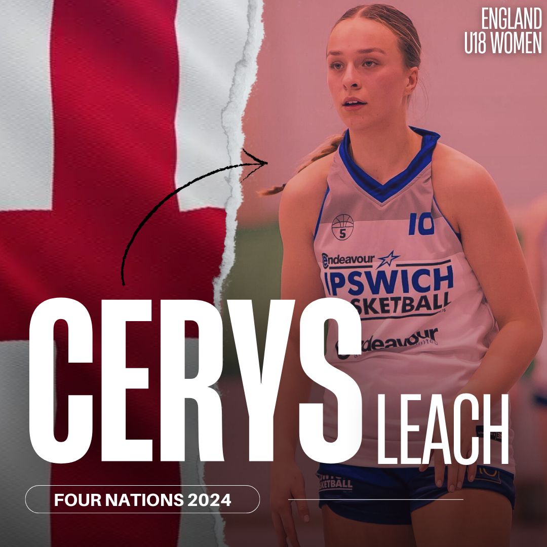 Congratulations to @ipswichbball and @iba_copleston guard Cerys Leach who represents England for the U18 Four Nations Tournament! Well deserved Cerys! #IBCfamily