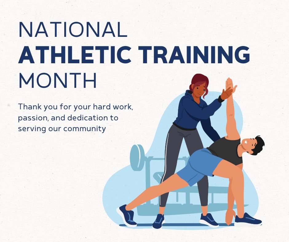 With March drawing to a close, we're taking a moment to recognize our incredible team of athletic trainers. Whether you're on the sidelines of high school games, college matches, tournaments, or special events, your efforts are truly commendable!