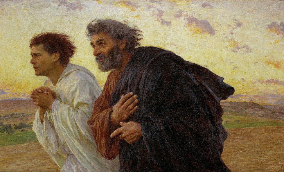fietje_10's tweet photo. Peter and John Running towards the Grave by Eugène Burnand (1850-1921)
#DivinityArrived #soulfulart #artandfaith #apaintingeveryday
#LoveCameDown #betweenstories #KyrieEleison #MaundyThursday #WhiteThursday #goodfriday Info found on https://t.co/3qgfKPKJJH in comments. 1/3 https://t.co/h4yROpwZbt