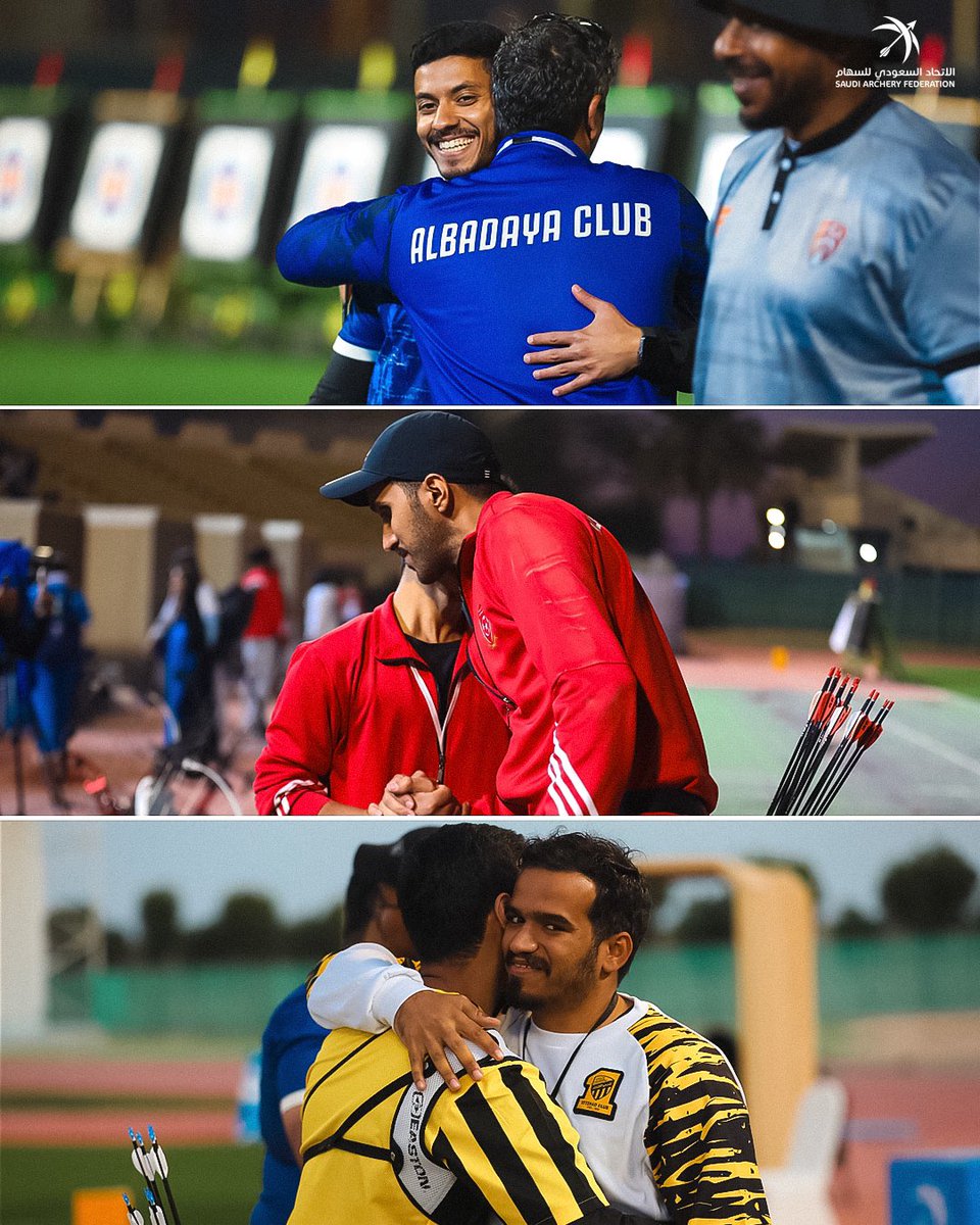 SaudiArcheryFed's tweet photo. حتى إذا احتدت المنافسات .. دائمًا سيكون للود مكان داخل الملعب 🫂🤞

#الاتحاد_السعودي_للسهام https://t.co/rhGtBRajIs