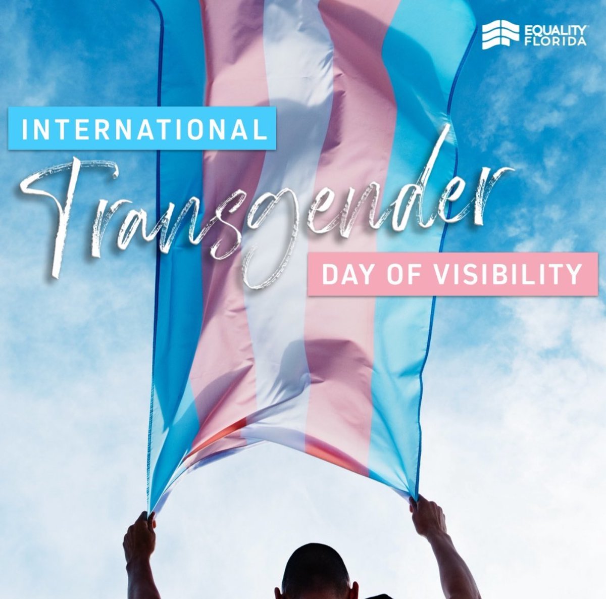 Happy International Transgender Day of Visibility! Today and every day, we celebrate the resilience and strength of our transgender community! 🏳️‍⚧️ #TransDayofVisibility #WeSeeYou #TransRightsAreHumanRights #ProtectTransYouth #EqualityFlorida