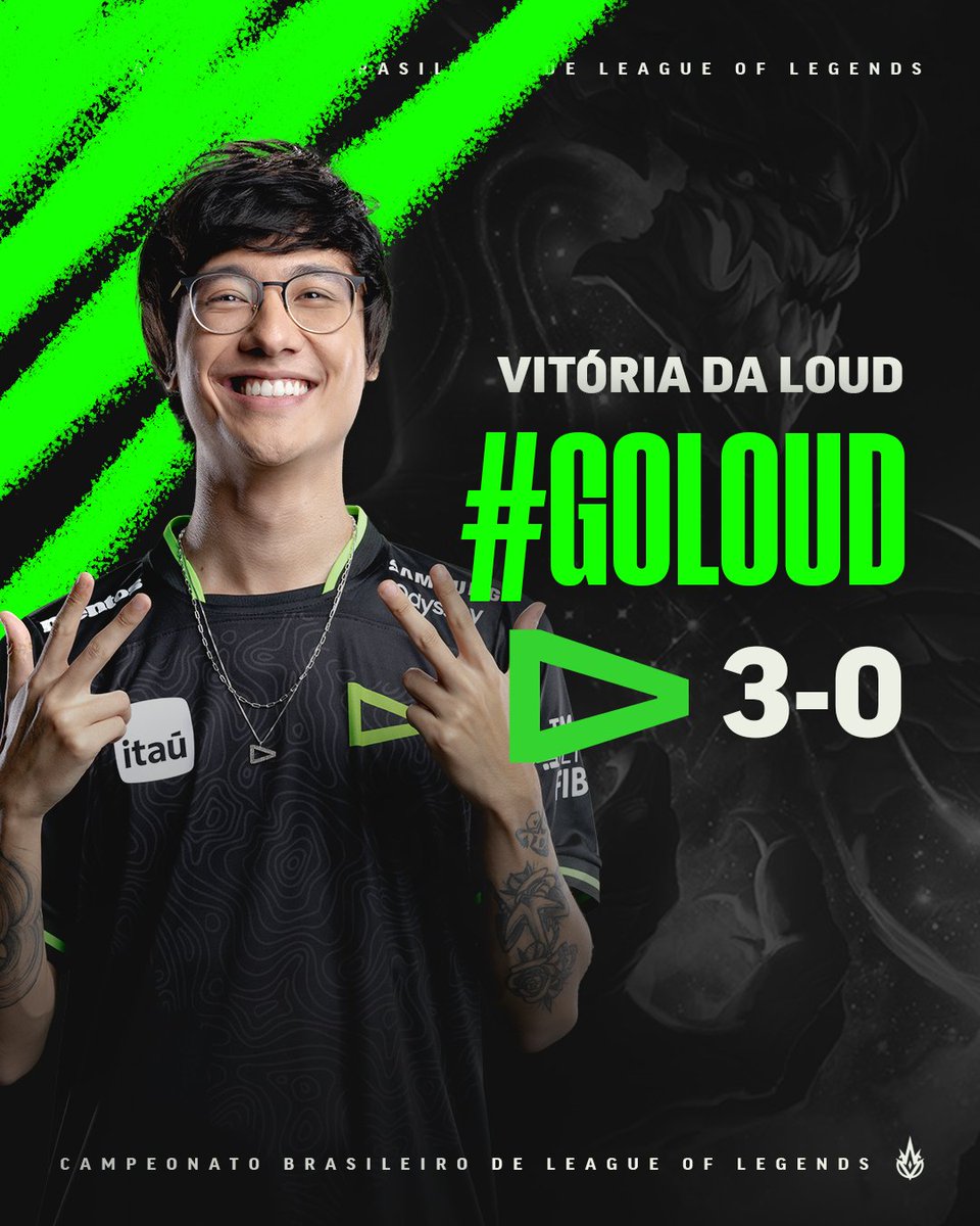 Tá liberado fazer o L 👆

Vitória da <a href="/LOUDgg/">LOUD 🇧🇷</a> por 3-0 neste domingão de #CBLOL