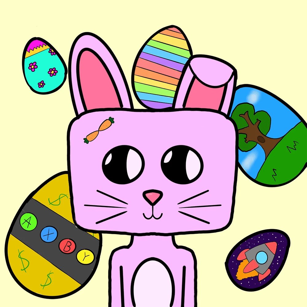It's Easter So I'm dropping my Easter-themed <a href="/SquarHeadz/">SquarHeadz</a> with the others on auction now! 

Don't miss them while they're up for grabs!   8 hours left on BUN BUN

exchange.art/squarheadz/nfts