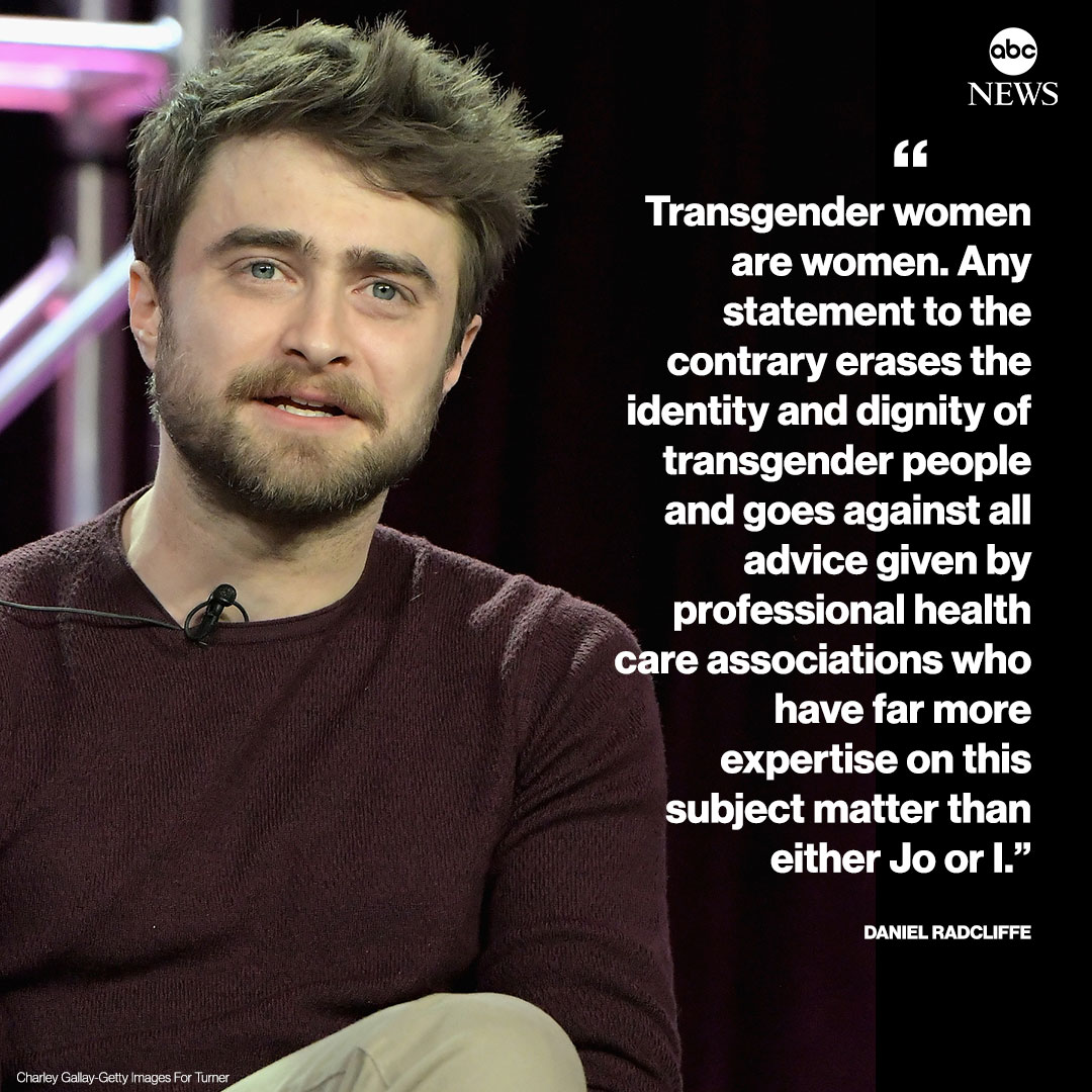 I agree with Daniel Radcliffe, who's with me? #TransDayOfVisibility