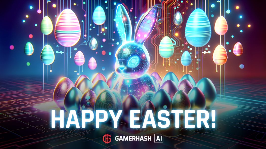 Happy Easter, Gamers! 🎮 🐰 We wish you an egg-straordinary day filled with joy, love and cosmic wonders! May your Easter be as boundless as the galaxies and as bright as a supernova! 🌠 Let's harness the computing power to create better a world with AI!