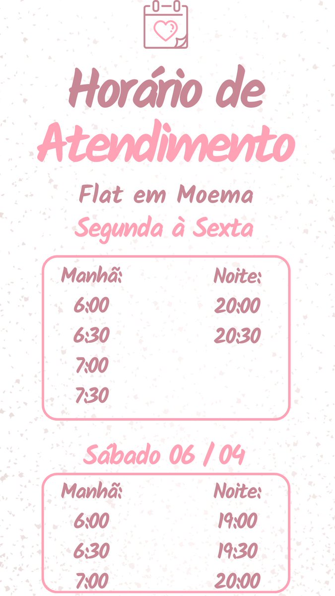 📅Agenda da semana: 🏩 Clínica no Jardins 🏩 Flat em Moema Agendamento pelo wh@tsapp 📲allmylinks.com/remassagista