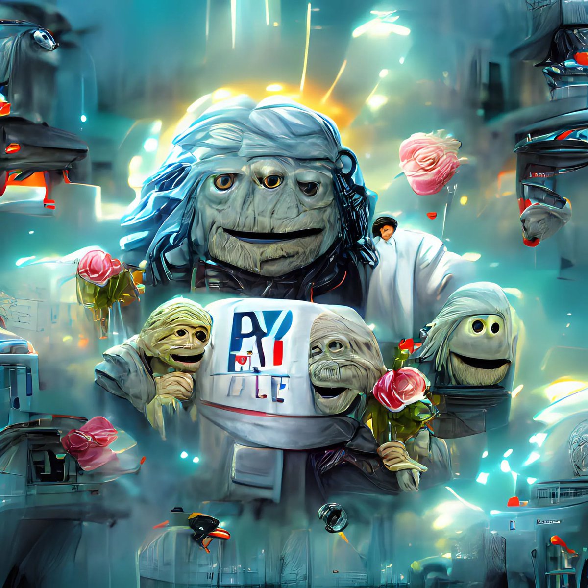 Flock bot tweet media