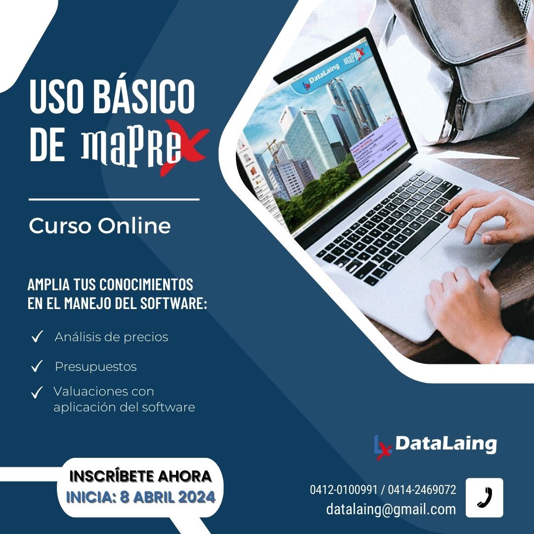 datalaing's tweet photo. Capacítate con DataLaing y aprende a elaborar presupuestos desde cero en el Curso Uso Básico de #MaPreX en modalidad online con clases en vivo.
📅 Inicia: 08/04/2023 https://t.co/BxonRU1Gbo