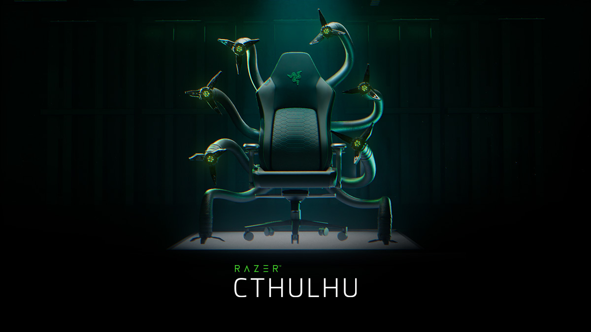 With 8 AI arms at your disposal, what's the first thing you’re doing in the Razer Cthulhu? Discover how the ultimate gaming chair can lend a hand (or eight): rzr.to/cthulhu