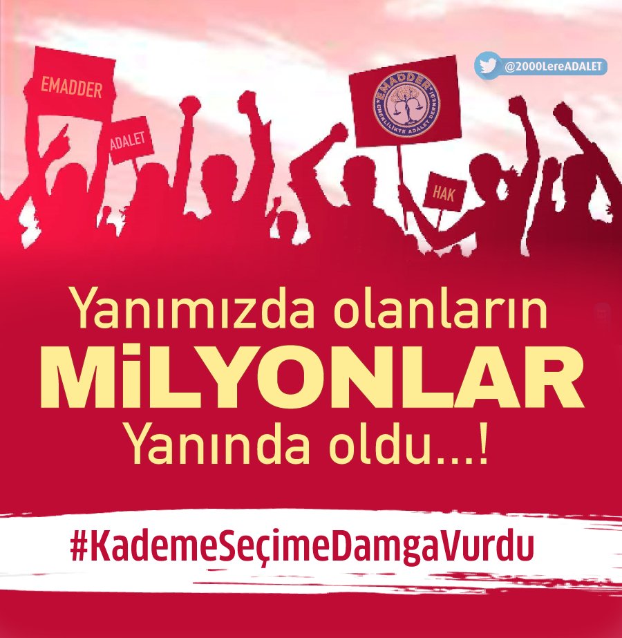 Yanımızda olanların
M  İ  L  Y  O  N  L  A  R
Yanında oldu..!  #KademeSeçimeDamgaVurdu

Akpartiye TÜRKİYE GENELİ #MuratKurum Seni Cumhurbaşkanı Konya Emekliler Meral Akşener Yeniden Refah Özgür Özel Balkon Üsküdar