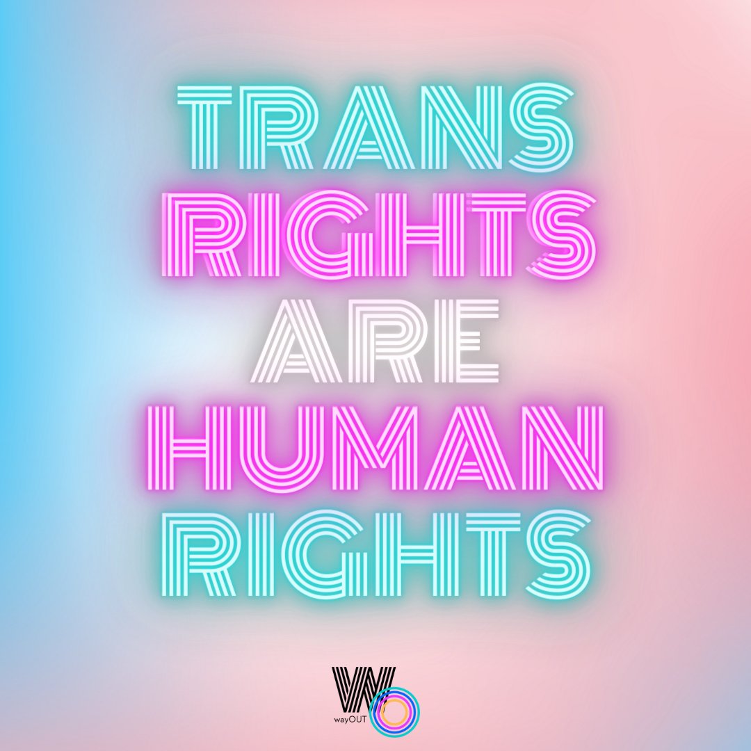March 31st is International Trans Day of Visibility. On this day we honor and celebrate the resilience and strength of the trans community.  To our Trans family and friends: you are seen, heard, loved, valid, and valued. Much love from the wayOUT family. 🏳️‍⚧️