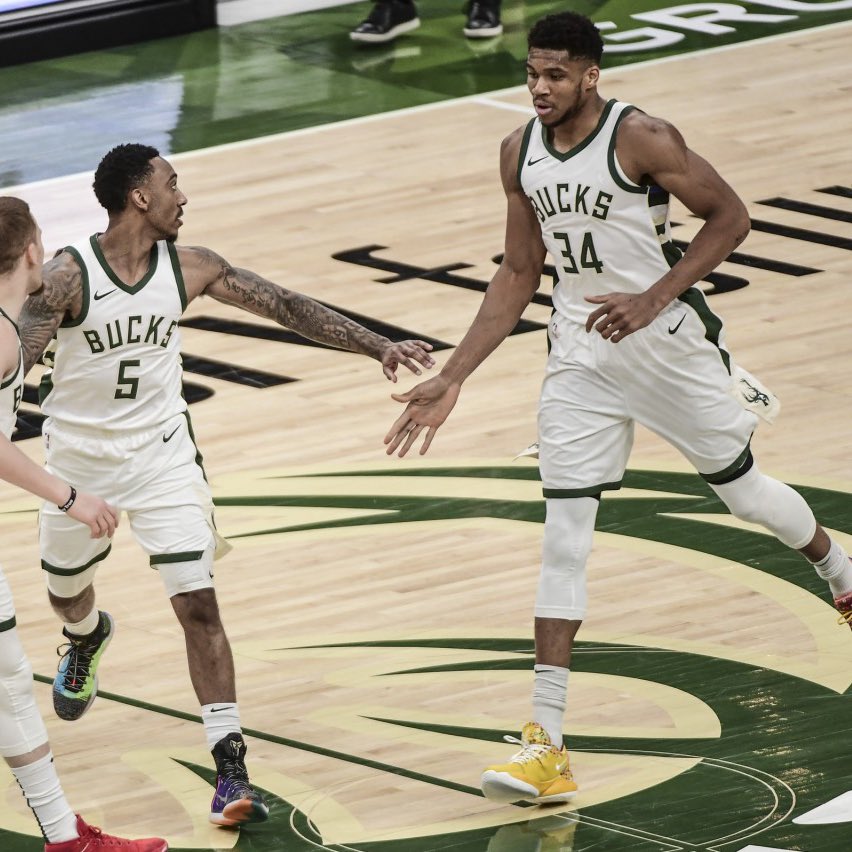 RTNBA's tweet photo. Jeff Teague recounts how Thanasis Antetokounmpo is like an assistant coach on the Bucks:

"He used to really like pull me to the side before the game and tell me what I needed to do. I used to be like bro, I’m not even going to play. Go tell that to Jrue or somebody.” 

(via Club 520 Podcast)