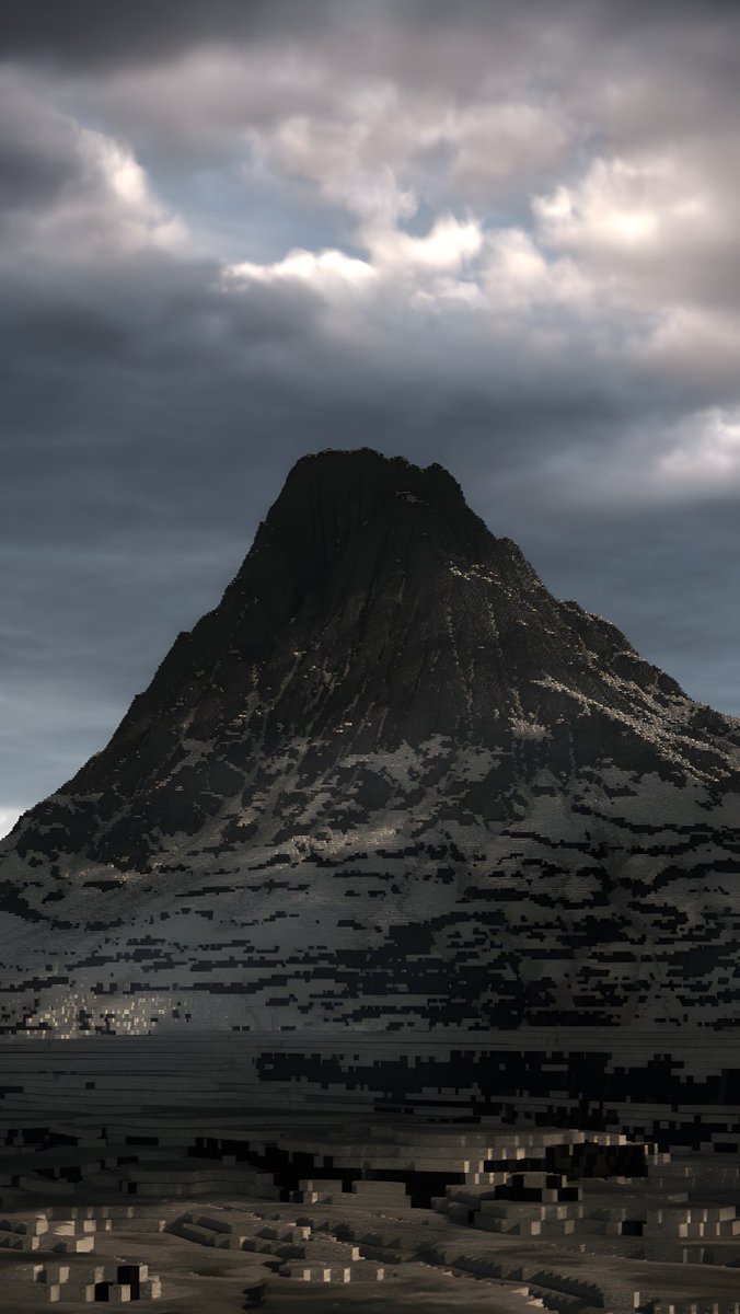 MCMiddleEarth's tweet photo. Mordor is officially underway!

The beautiful terrain by TheSweViking has been pasted onto our main map, and the building phase is ready to begin shortly. 🌋

#minecraft #mordor #mcme #LOTR 

Shot By: GingerlyGinger1
Shader: Bliss https://t.co/Gxud4Ezj6F