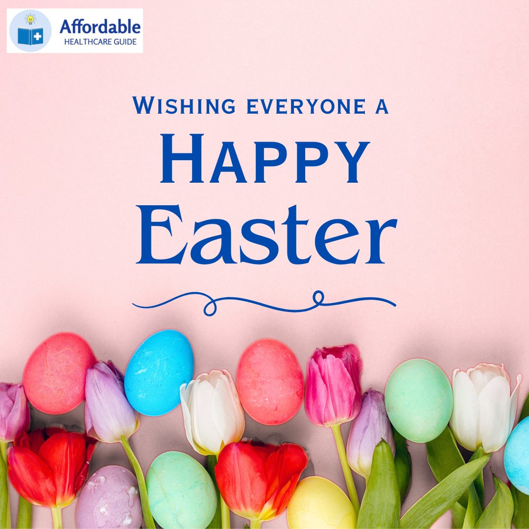 Happy Easter, from your friends at <a href="/AHcareGuide/">Affordable Healthcare Guide</a> ✨