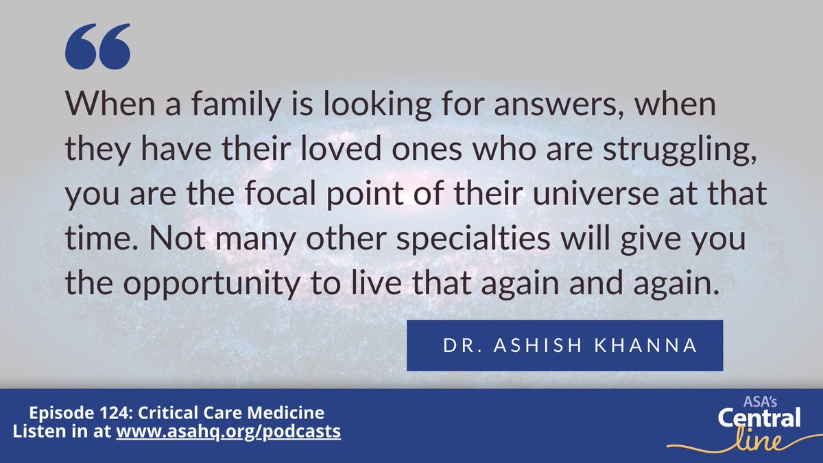 Listen to Central Line “Inside the Monitor – Critical Care Medicine” to hear from Drs. Ashish Khanna and Shahla Siddiqui. 🎙️ow.ly/W8R150R55cc @shahlasi @KhannaAshishCCM