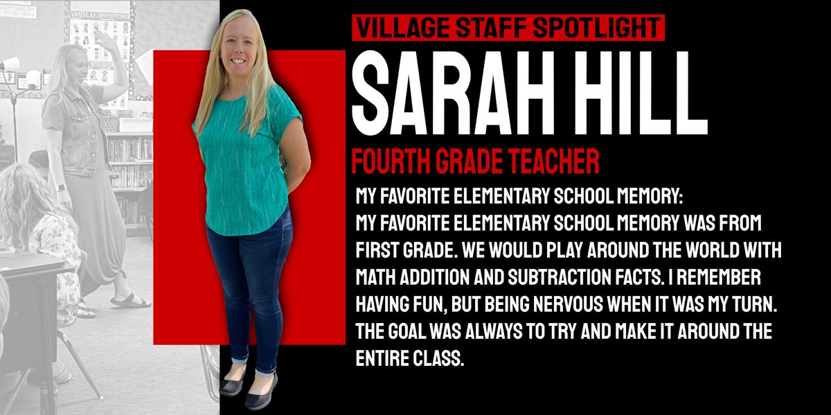 STAFF SPOTLIGHTS! Each week we are spotlighting staff members and asking them to share their favorite memories from either attending or teaching elementary school! If you see them around give them an extra "Thank You" for all the work they do! #ItTakesAVillage #EmporiaProud