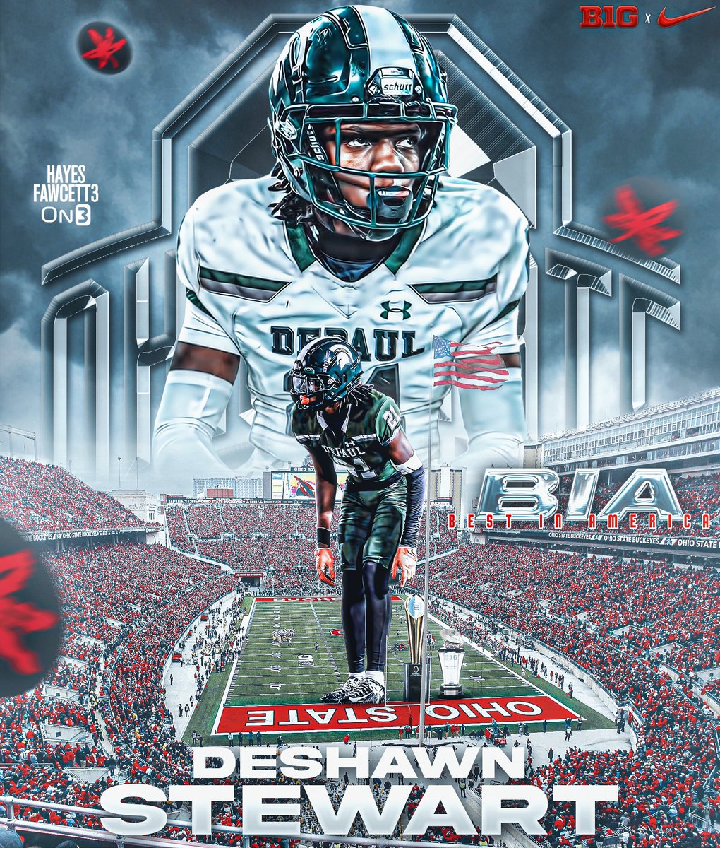 BREAKING: Four-Star CB DeShawn Stewart has Committed to Ohio State, he tells me for @on3recruits

The 6’1 190 CB from Wayne, NJ chose the Buckeyes over Michigan State, Penn State, &amp; Cincinnati 

“Jersey to Columbus let’s be great!”

Ohio State recruiting is on FIRE 🔥
