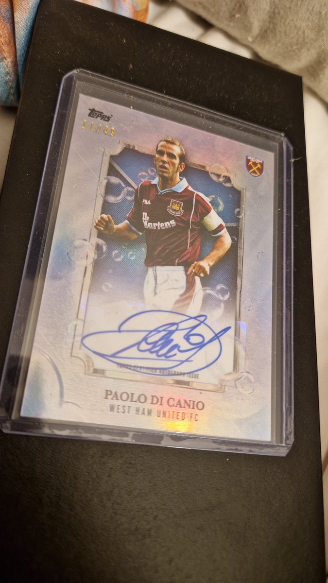 ThomasC_WHUFC's tweet photo. @SCCTradingCards @CardSnoop @CardPurchaser @WestHam @Topps... Love this pull, but can't find any comps any ideas ? ⚒️ https://t.co/UoxdArZmxj