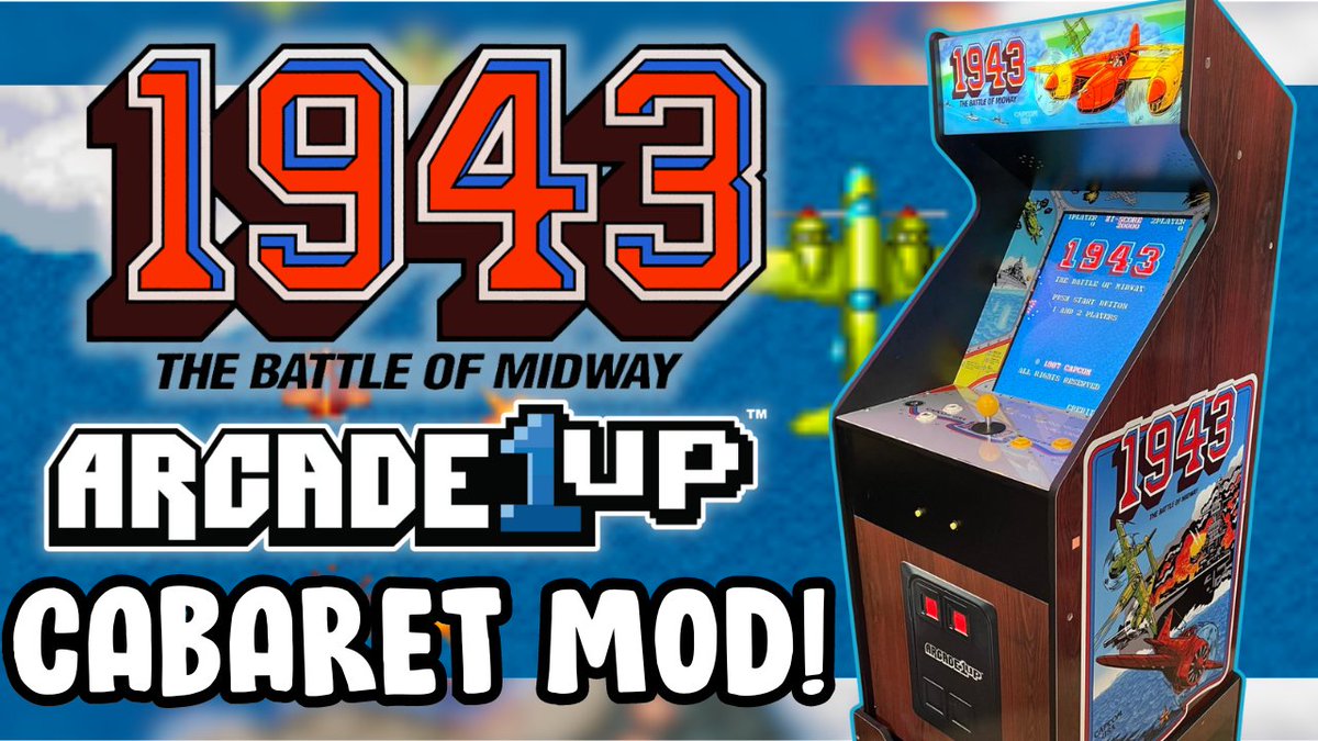 PDubsArcadeLoft's tweet photo. Here is my showcase video for my Arcade1Up 1943 The Battle Of Midway Cabaret Arcade Mod -
https://t.co/qLHU5RvT83
#Arcade1Up #1943Arcade #1943TheBattleOfMidway #Arcade #Arcade1UpMod #1943CabaretArcade https://t.co/w5EtR6UoNr