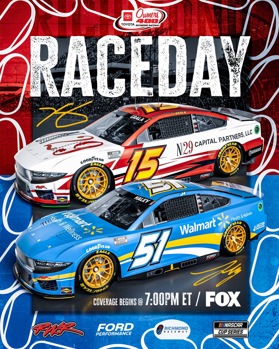 #tunein TONIGHT @NASCARONFOX