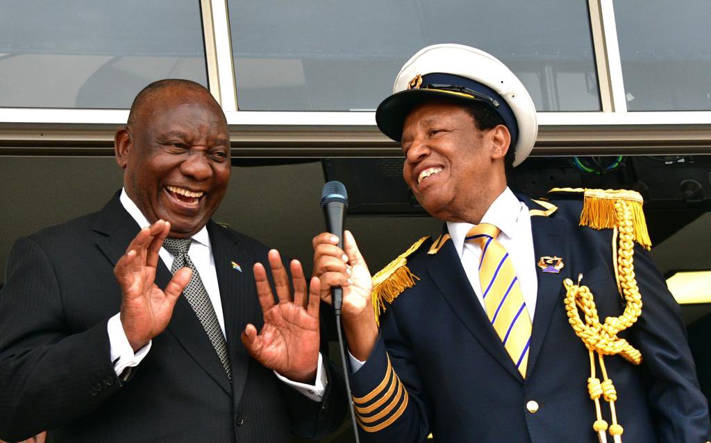 ANCLimpopo's tweet photo. Today, President Ramaphosa joined the Annual Easter Pilgrimage at the St. Engenas ZCC in Moria. The President was accompanied by several NEC members and PEC Officials where he joined His Grace, Bishop Dr Engenas Lekganyane, and thousands of congregants in fellowship.
#ANCInChurch https://t.co/5w2dl2gFZJ