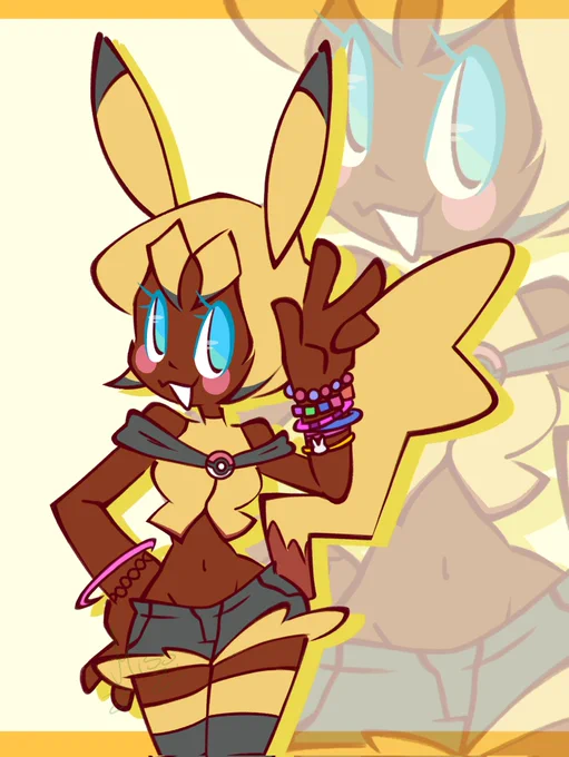 Pikagirl in the pokeworld 