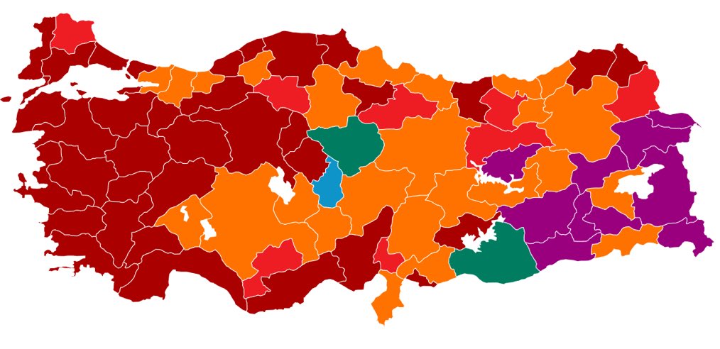 CHP, Türkiye’de 1. parti konumuna yükseldi.