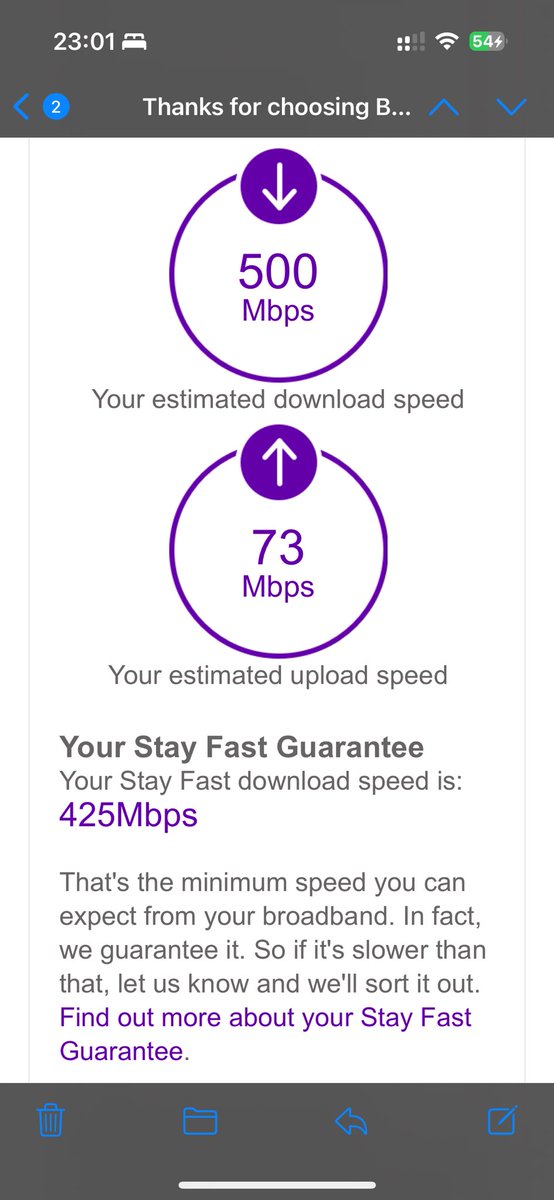 buddienoone89's tweet photo. @bt_uk I have been having intermittent connectivity issues for a few months, and getting worse. Connection drops out at least a few times per day and doesn’t improve with hub reset. FTTP at guaranteed 425Mbps; which is fine when it is connected but doesn’t help this issue! https://t.co/SLWFJbuD8q