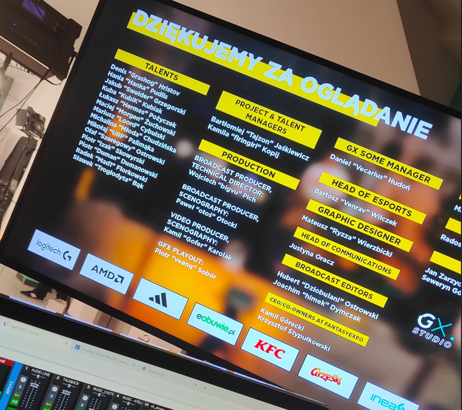 It was 5th Polish Major Broadcast for me, who knows how much I have left... XD
GG for whole production crew <a href="/_otos/">otos</a> <a href="/goferbaum/">Kamil</a> <a href="/xveenq1/">Piotr Sobór</a>