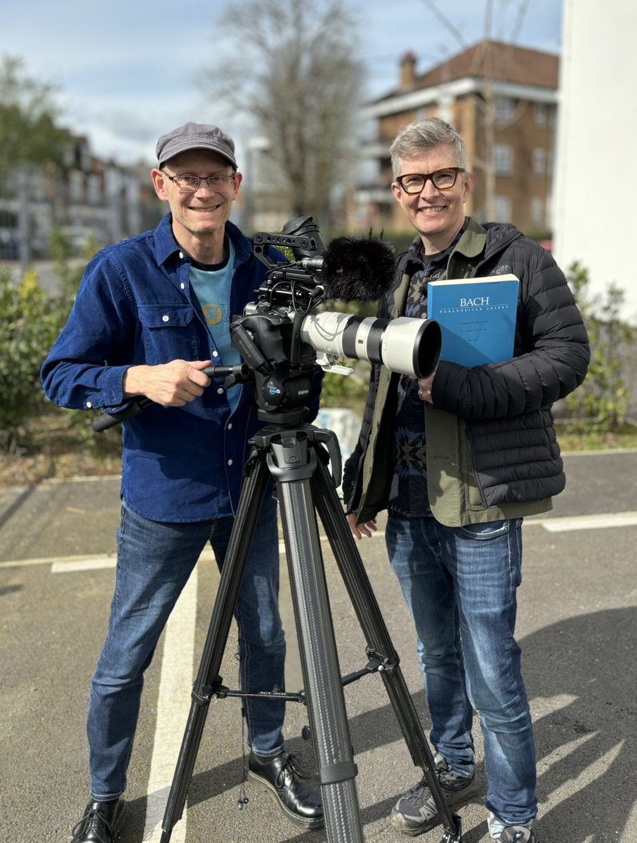 So lucky to have worked on @GarethMalone’s Easter Passion’ as Self-shooting Producer Director. One of those special productions you never forget!