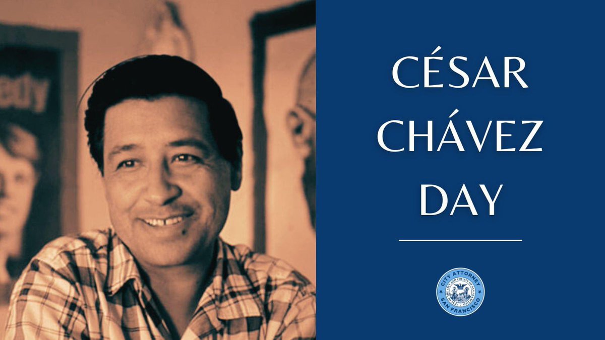 César Chávez forever changed the labor movement. Today, we celebrate his life and legacy.