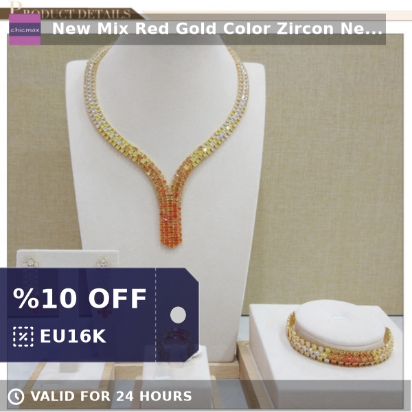 Chicmaxonline1's tweet photo. Check out this product 😍 New Mix Red Gold Color Zircon Necklace Set For women Geomertic Necklace... 😍 
by chicmaxonline starting at $106.48. 
Show now 👉👉 https://t.co/vpUBHHMqXs https://t.co/hpReUWv3ZP