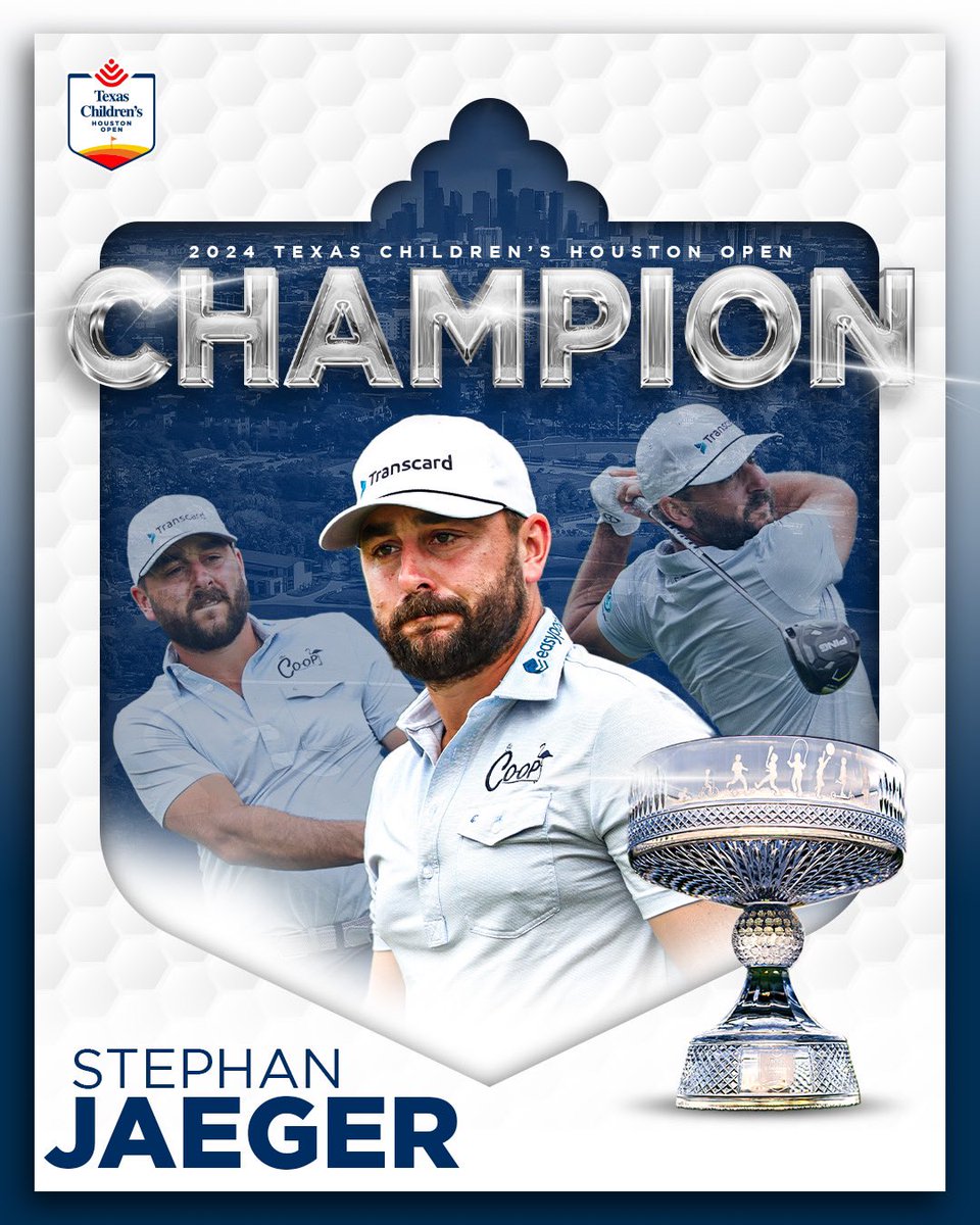 Introducing your 2024 Texas Children’s Houston Open champion… Stephan Jaeger