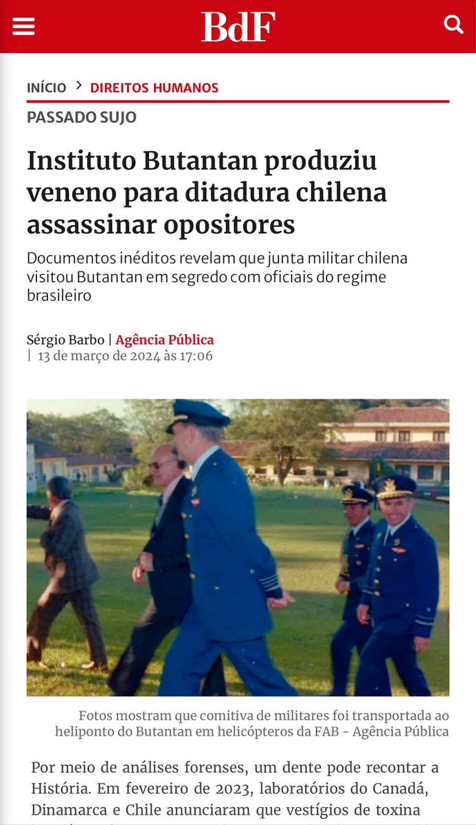 Não podemos esquecer nunca. Os terrores do regime militar brasileiro espalhados pela américa latina. 
#DitaduraNuncaMais