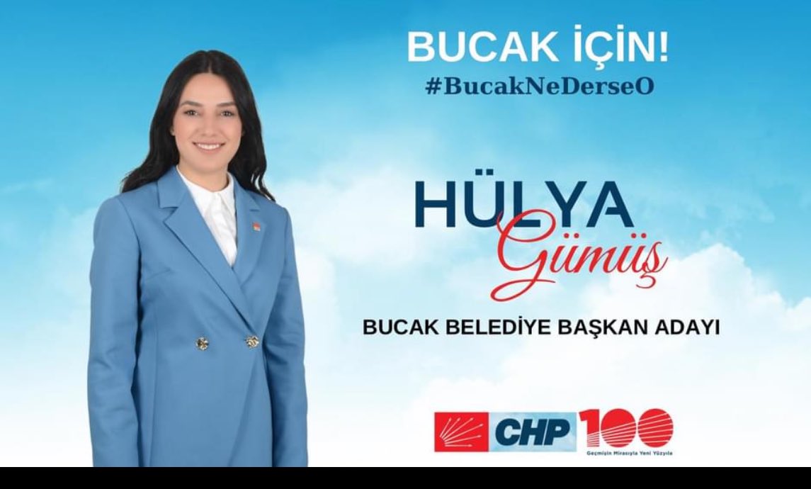 Tarih boyunca 1973 yılında bir kere Chp’li belediye başkanı olan sevgili memleketim Akp ve MHP’nin kalesi Burdur/Bucak ilçesinde CHP’li genç kadın aday Hülya Gümüş seçilmiş. Mucize😉Hayırlı olsun.