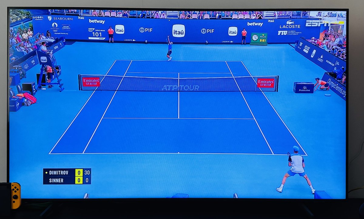 Quiero que gane Sinner 🇮🇹 pero Dimitrov está en todo!