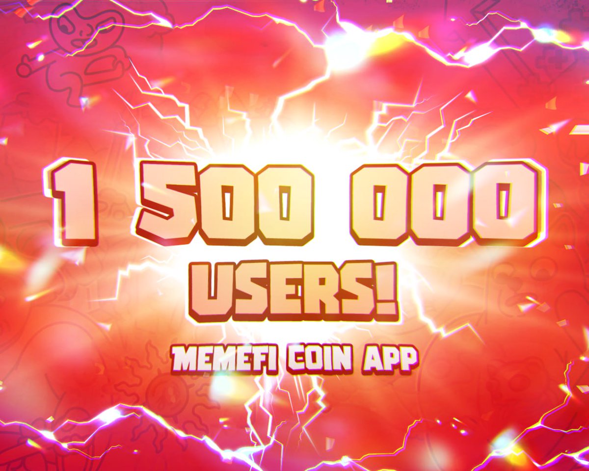 1.5M CHADS IN! GET YOUR MEMEFI COINS NOW!!! 💰 It's calm before the storm baby. Btw you guys have now chill, 1,500,000 users??? Lets go 100 MIL LMAO LESSGO GET THOSE REFS 🚀 1. GO TO t.me/memefi_coin_bot 2. WRITE /ref_link THERE (!) 3. START THE GRIND