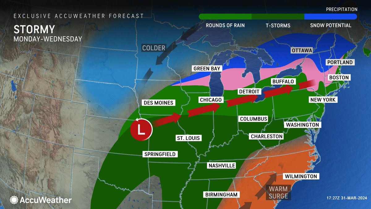 Drier air has thinned those earlier clouds!  Get out and enjoy the nicest late afternoon/evening for #NewYorkCity for awhile! A #ChillyStormyPattern is coming, starting tomorrow...no foolin'!  I'll have the <a href="/accuweather/">AccuWeather</a> forecast Monday AM on <a href="/1010WINS/">1010 WINS on 92.3 FM</a> on 92.3 FM 📸:<a href="/EarthCam/">EarthCam</a>