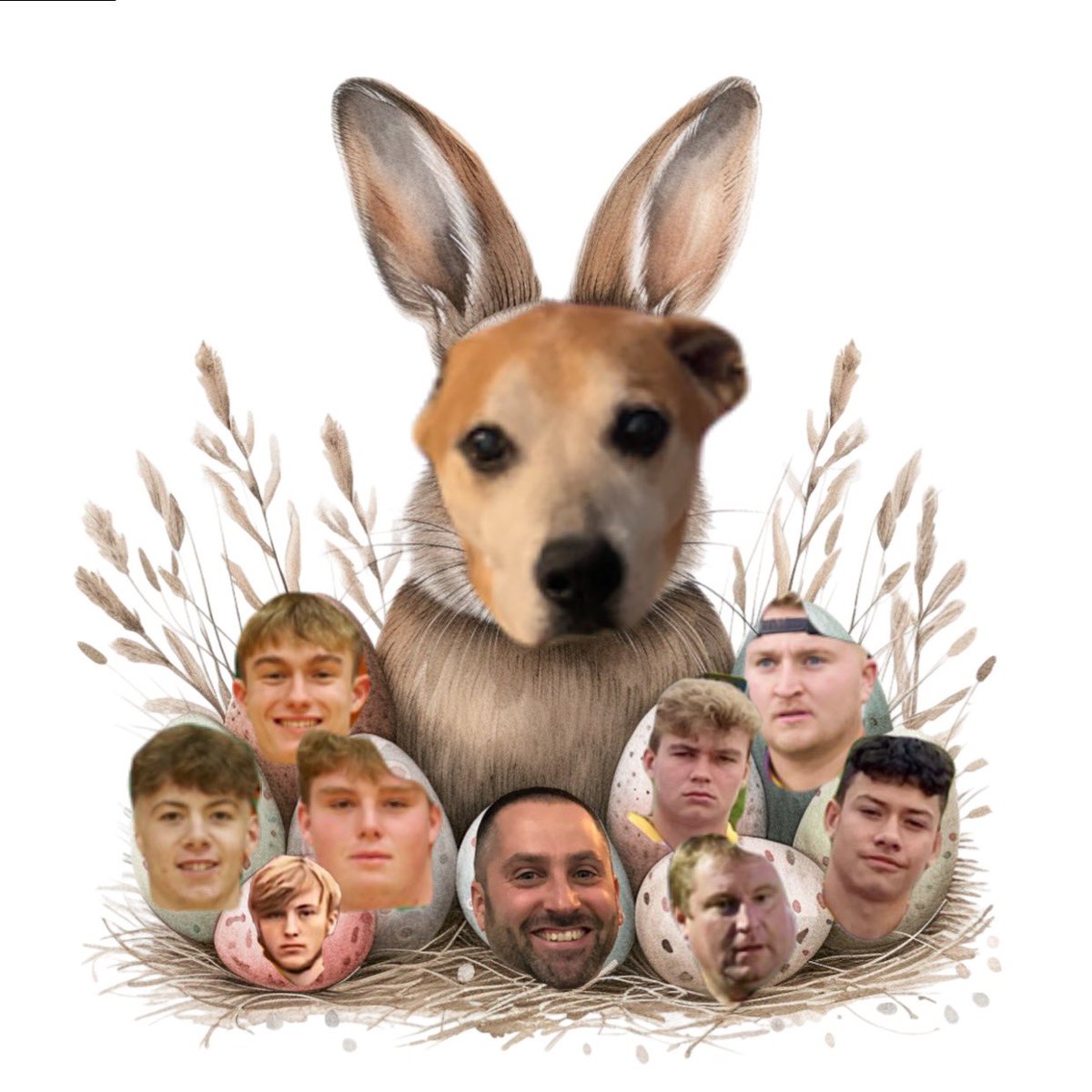 bayouthedog's tweet photo. Happy Easter everyone😛 #WOOOOOF https://t.co/l6Ce2xQWv5