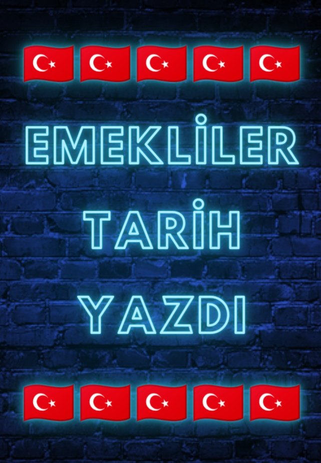 BAŞLADIK
👇
#EmeklilerTarihYazdı

Emekliler Sandıkta Tarih Yazıyor.

Aylardır çağrı yapmasına rağmen, 
Açlık ve sefaletle başbaşa bırakıldı.

16 Milyon Emekli,
Sandığa kızgın ve kırgın gitti.
SARI KARTI gösterdi‼️

#5000VeKısmiTarihYazdı

<a href="/RTErdogan/">Recep Tayyip Erdoğan</a> 
<a href="/isikhanvedat/">Prof. Dr. Vedat Işıkhan</a>
<a href="/Akparti/">AK Parti</a>