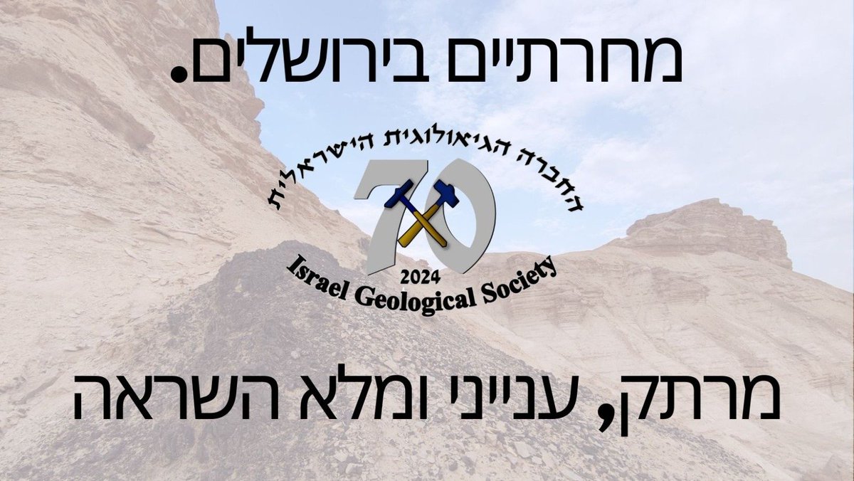 Israel Geological Society tweet media