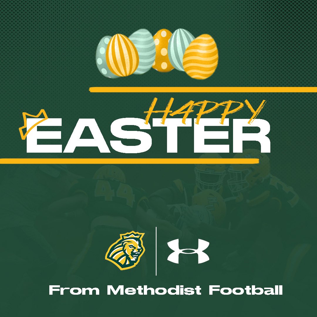 Happy Easter from the Methodist Football family! #MonarchMade